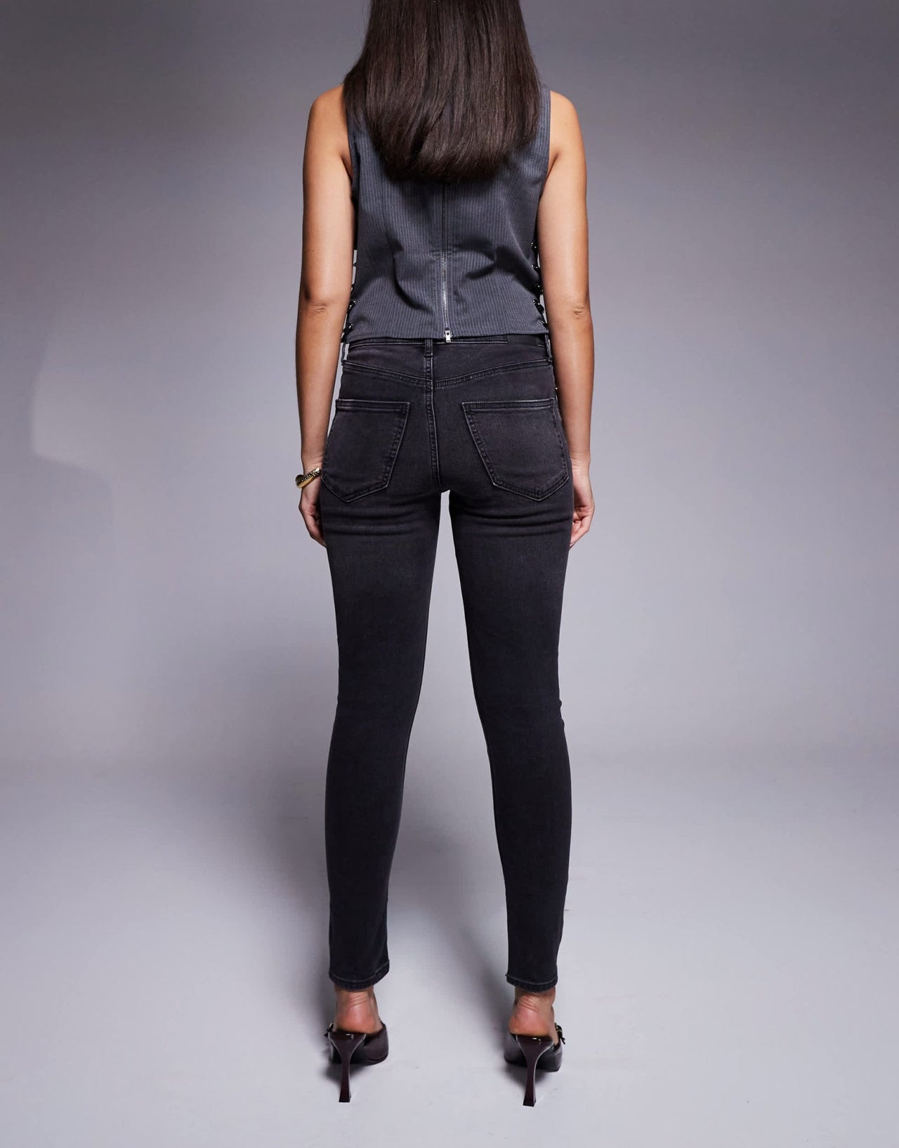 River Island skinny jean in black - ASOS Sample Sale