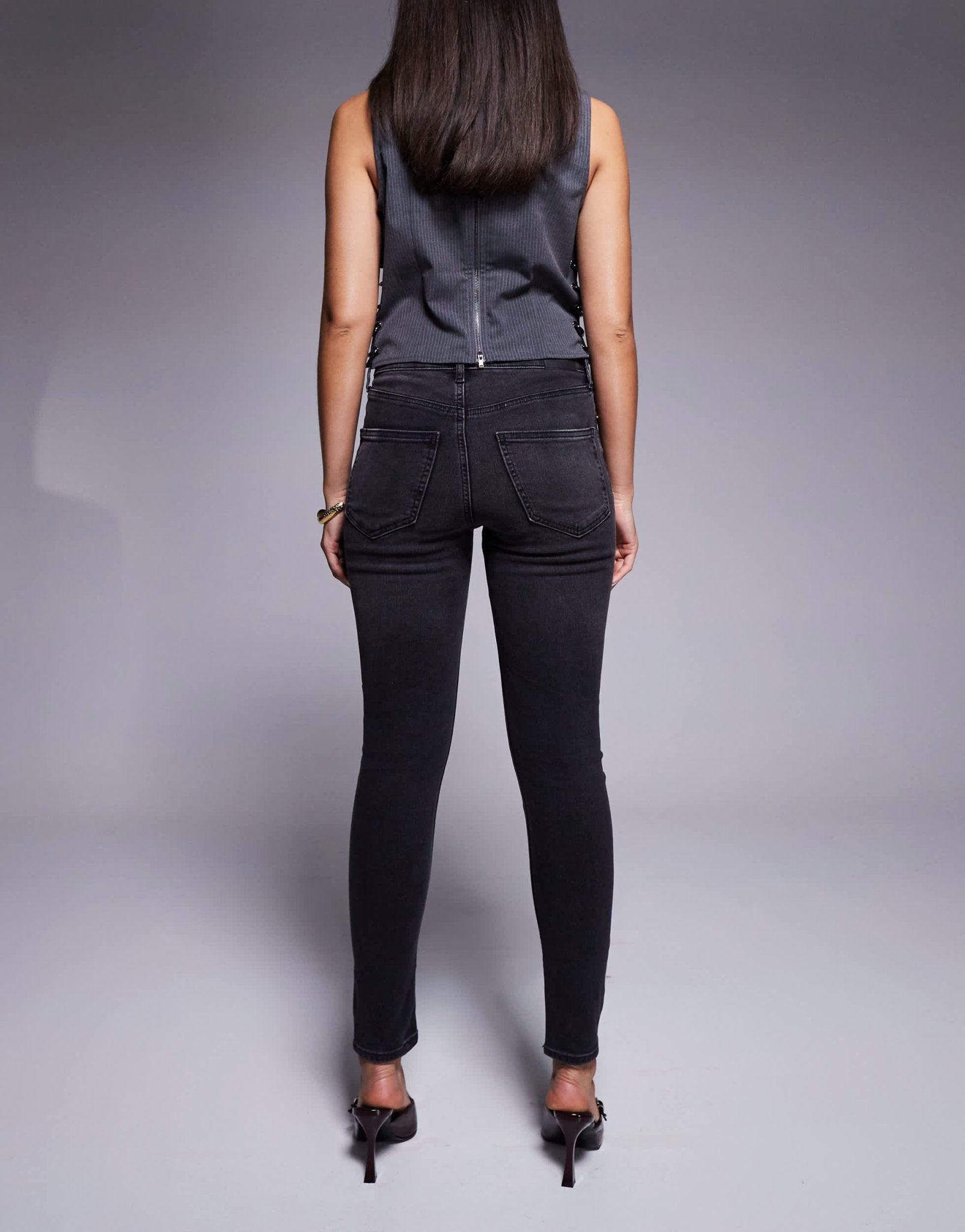 River Island skinny jean in black - ASOS Sample Sale