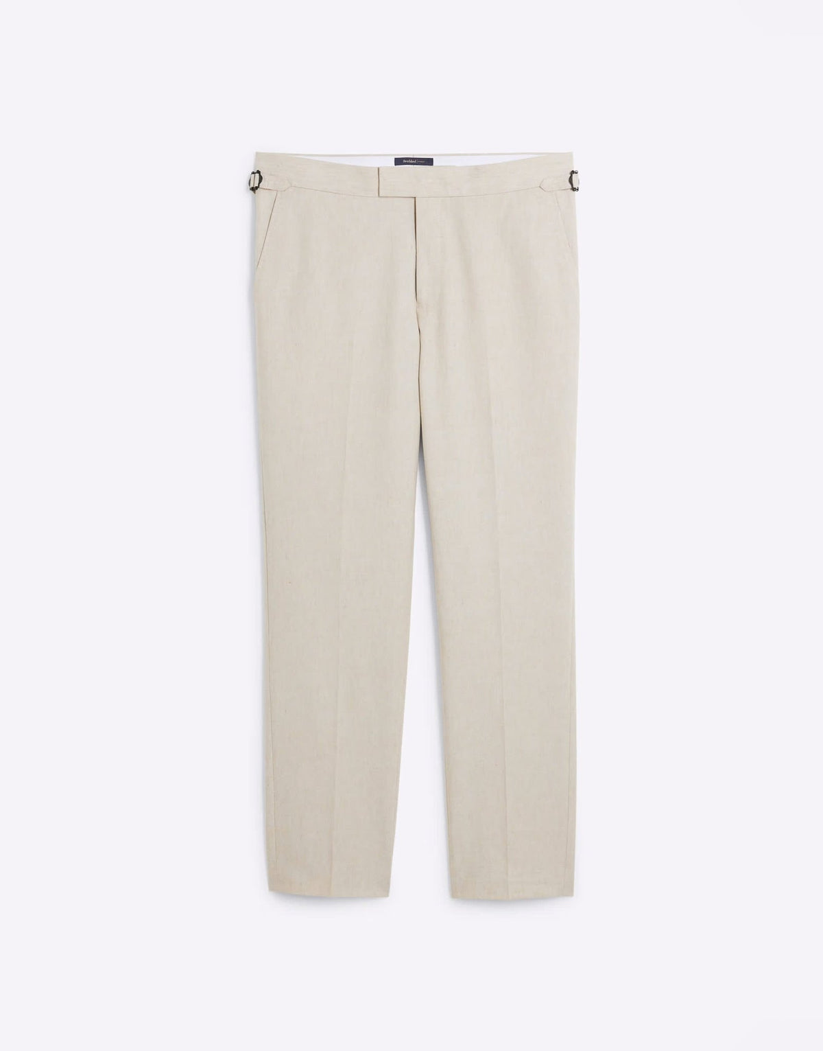 River Island slim linen suit trousers in cream - ASOS Sample Sale