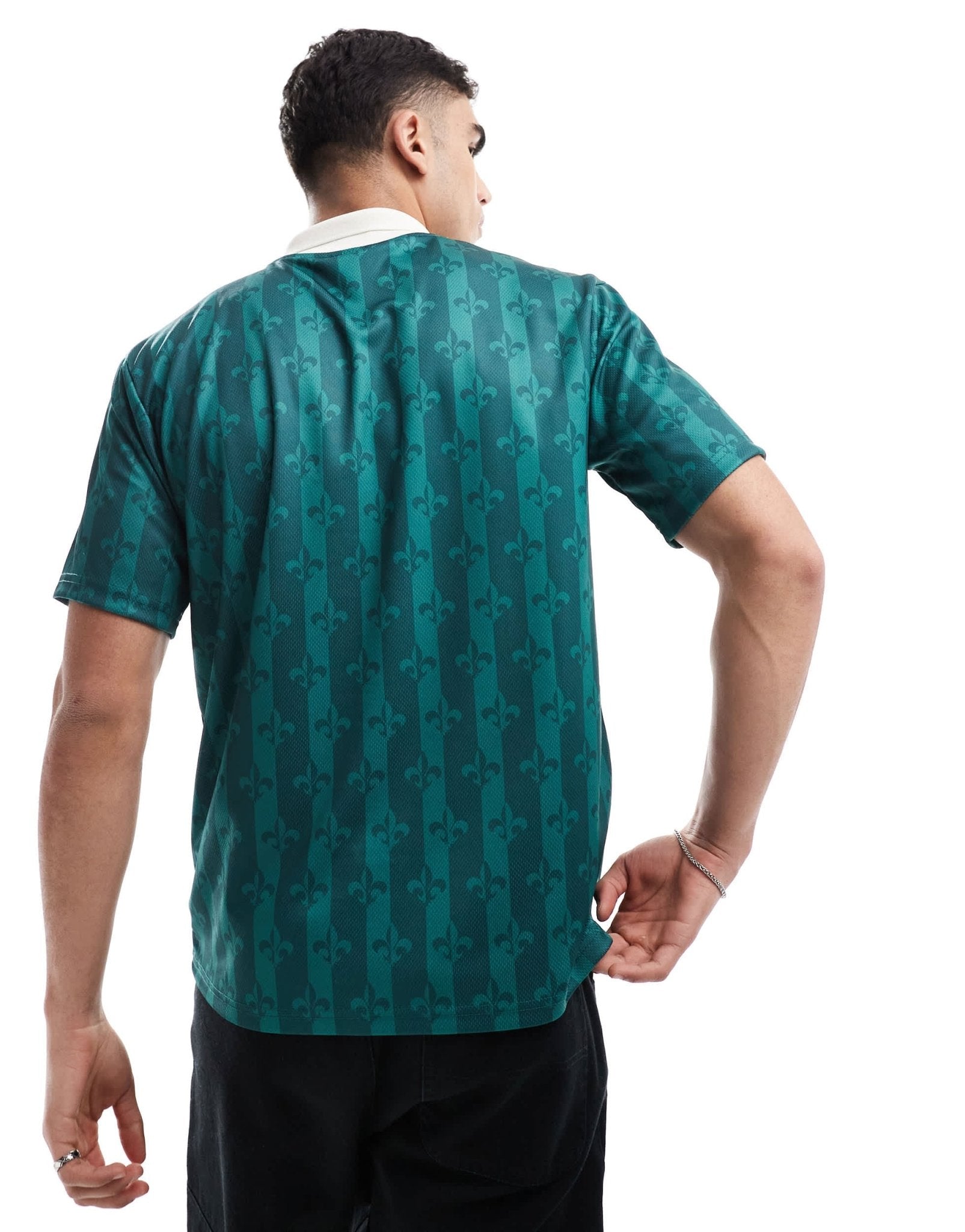 River Island sport polo top in green - ASOS Sample Sale