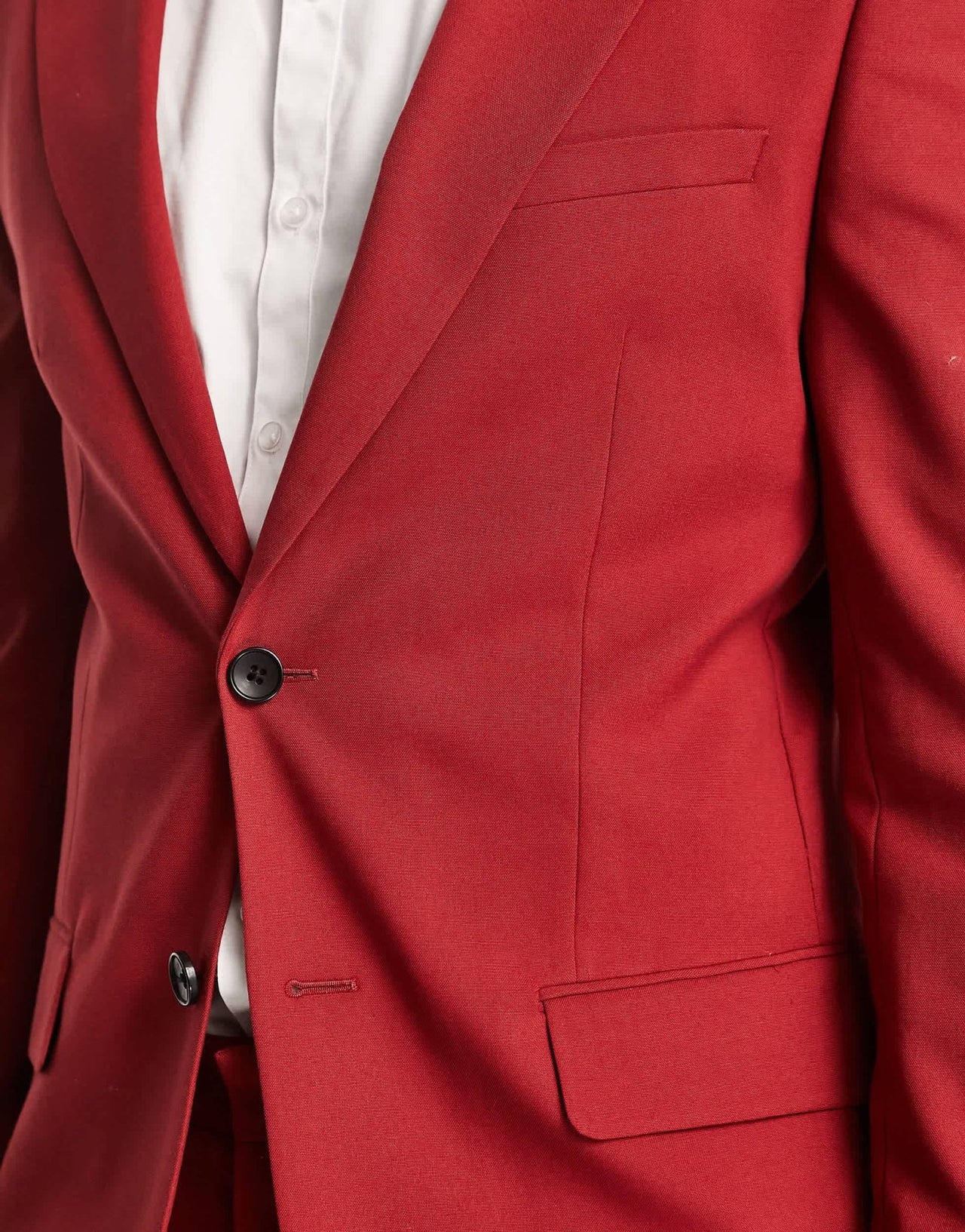 River Island suit jacket in red - ASOS Sample Sale