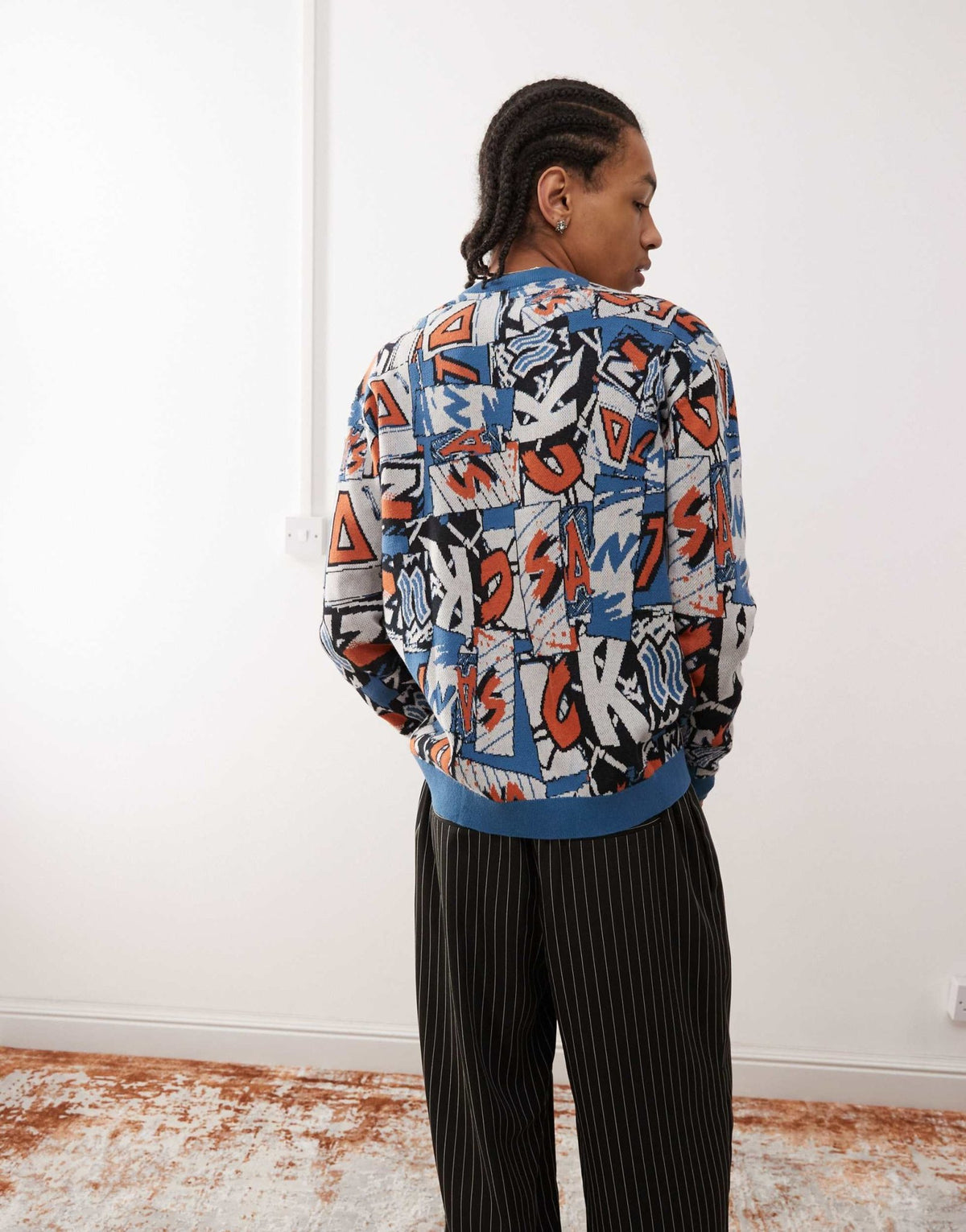 Santa Cruz all over print knit jumper in multi - ASOS Sample Sale