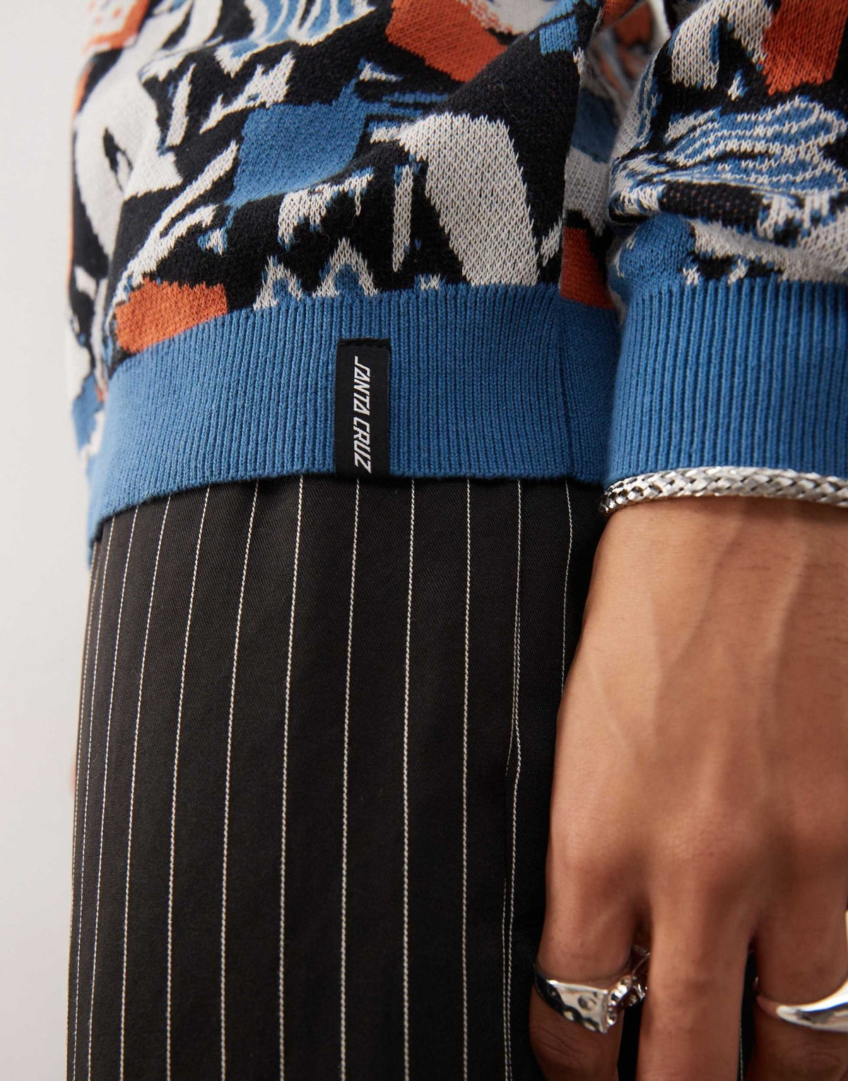 Santa Cruz all over print knit jumper in multi - ASOS Sample Sale