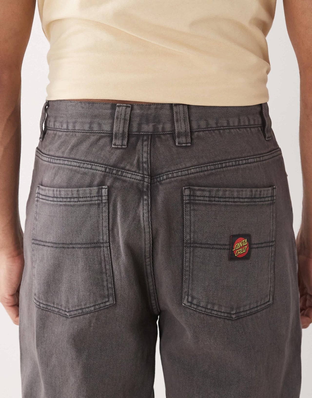 Santa Cruz Big denim jeans in washed black - ASOS Sample Sale