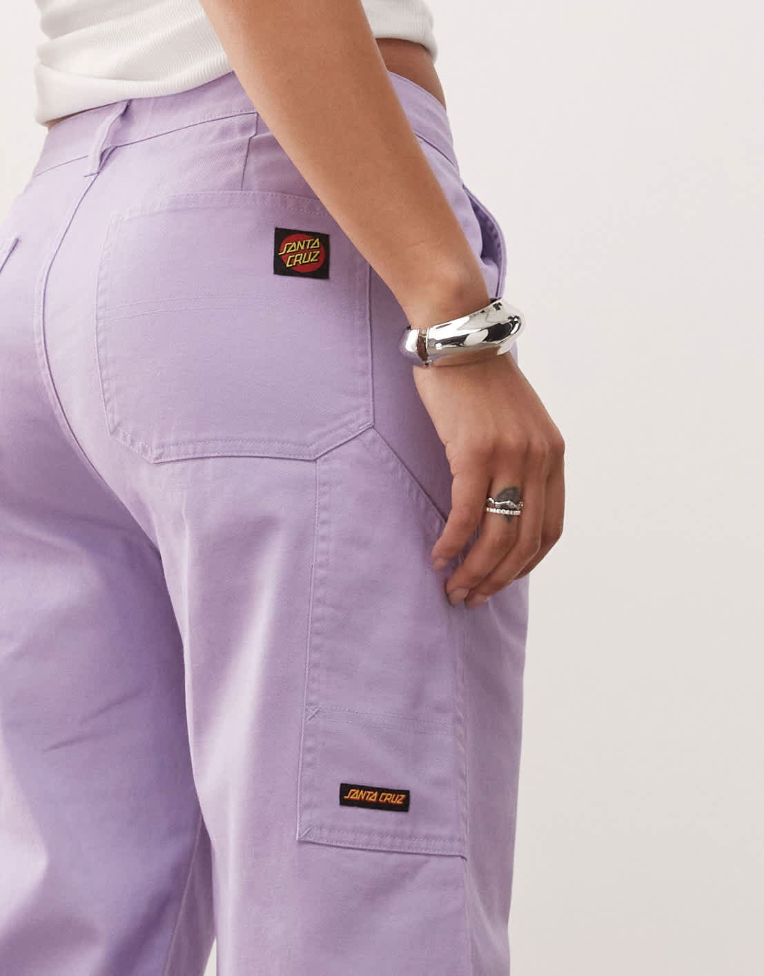 Santa Cruz nolan carpenter trouser in light purple - ASOS Sample Sale