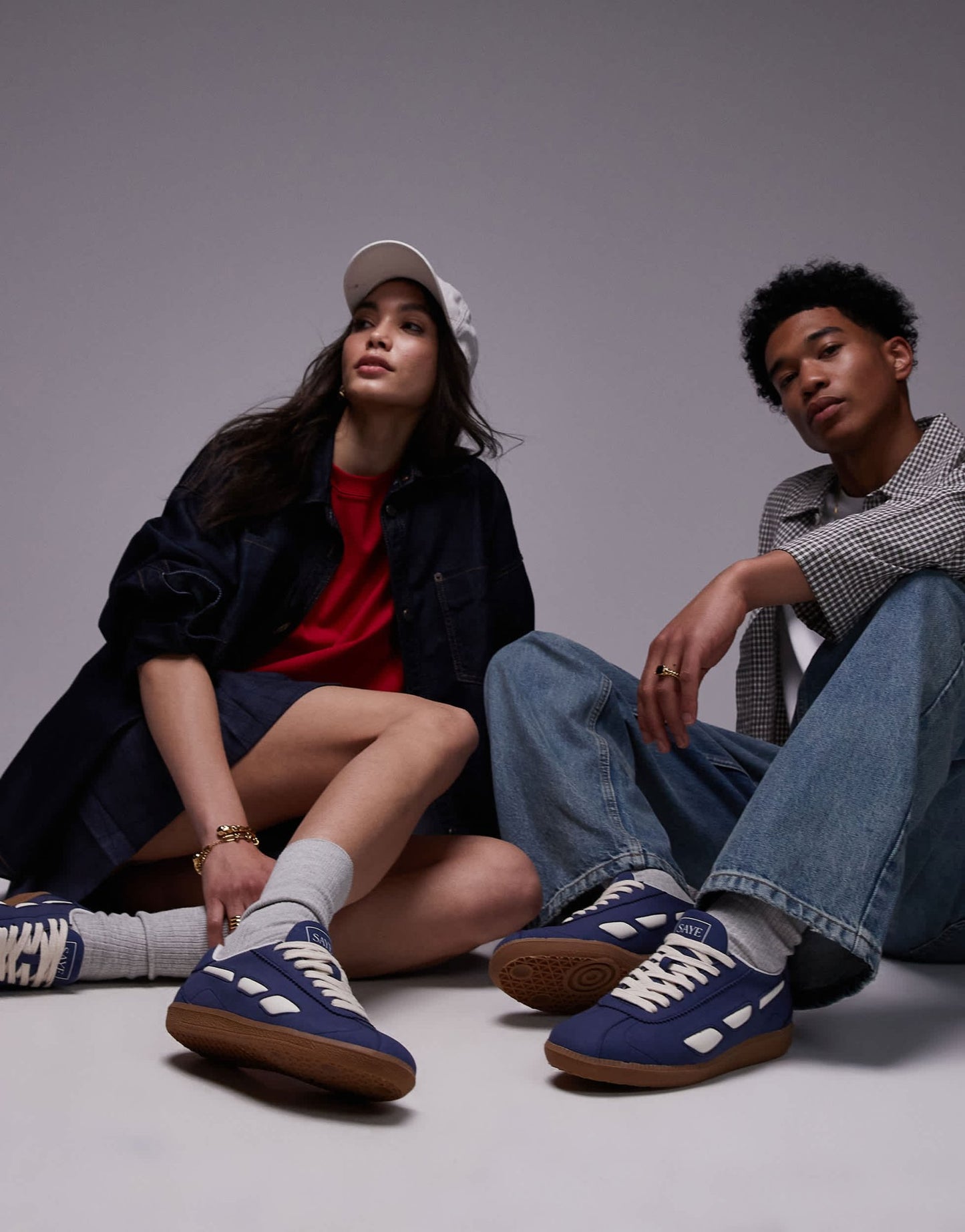 Saye unisex M70 Dart trainer in blue - ASOS Sample Sale