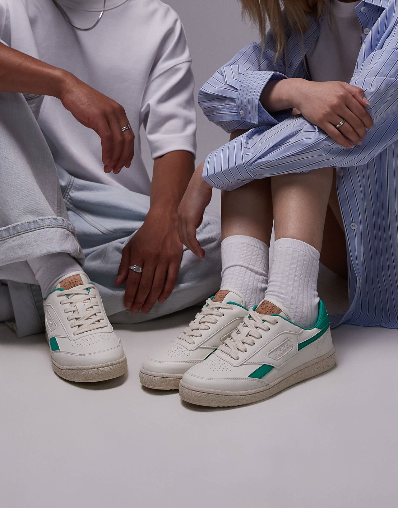 Saye unisex Modelo '89 trainers in green - ASOS Sample Sale