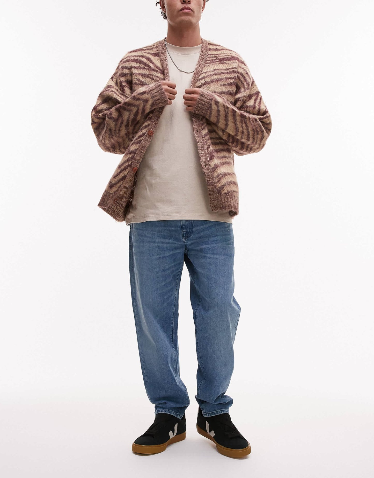 Selected Aldu relaxed crop jeans in light blue - ASOS Sample Sale