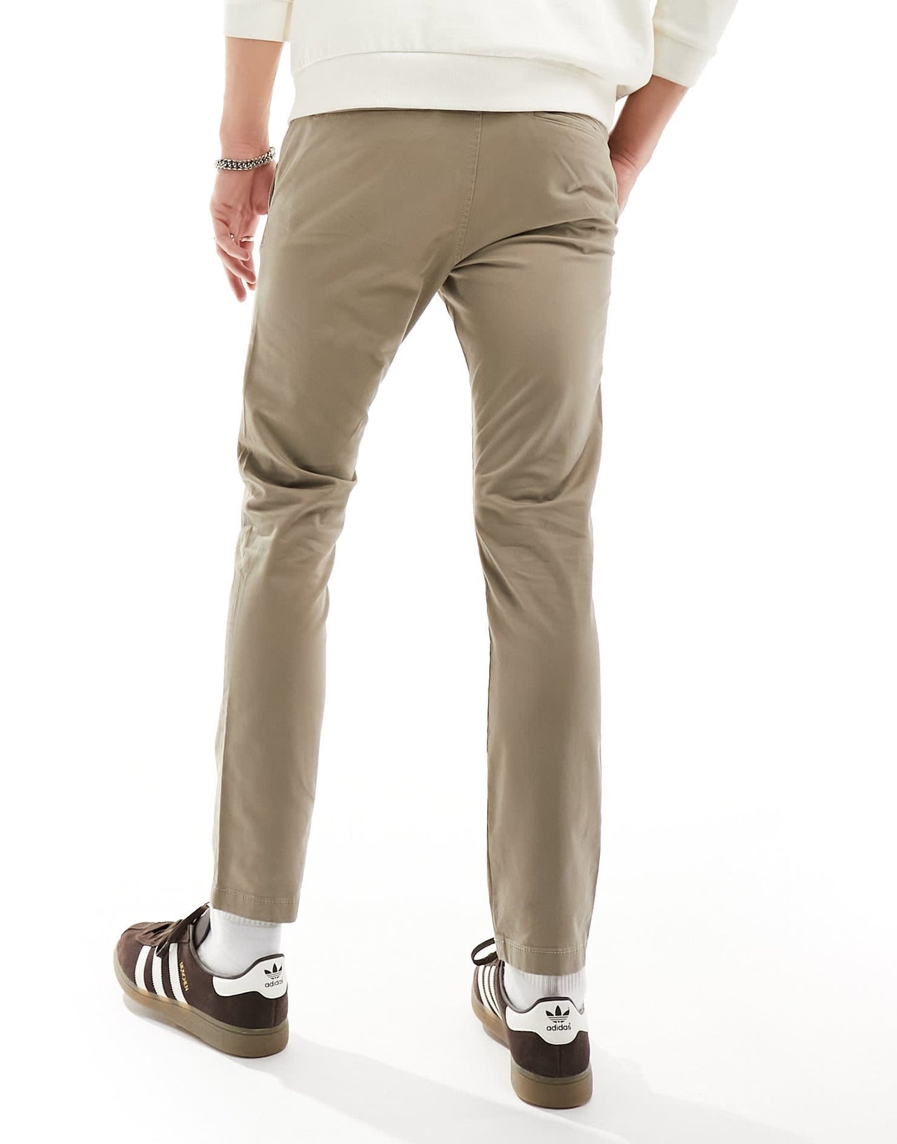 Selected Homme trouser in beige - ASOS Sample Sale