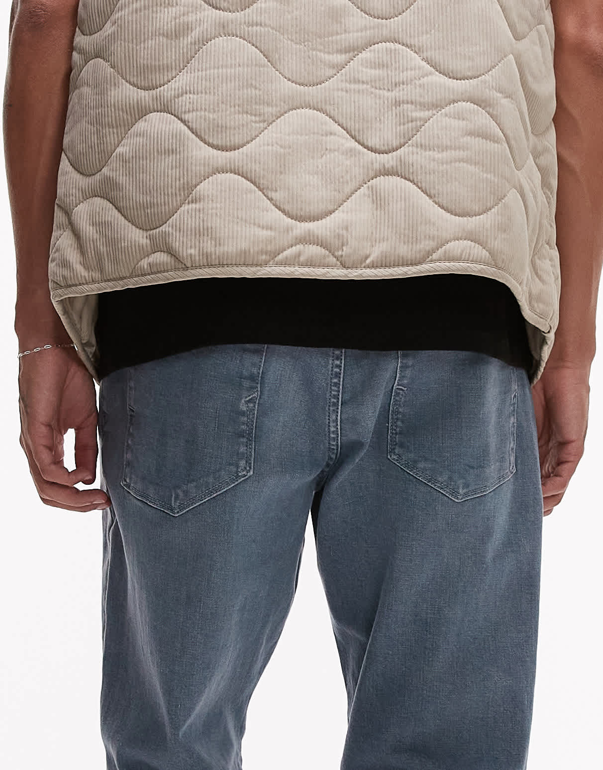 Selected Leon slim fit jeans in mid blue - ASOS Sample Sale