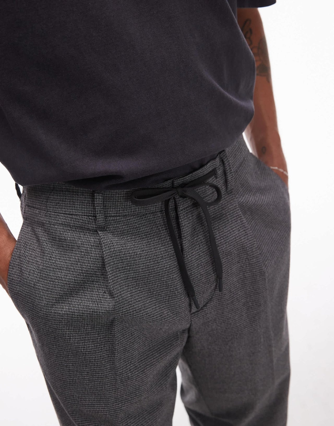 Selected regular tapered trousers in grey - ASOS Sample Sale