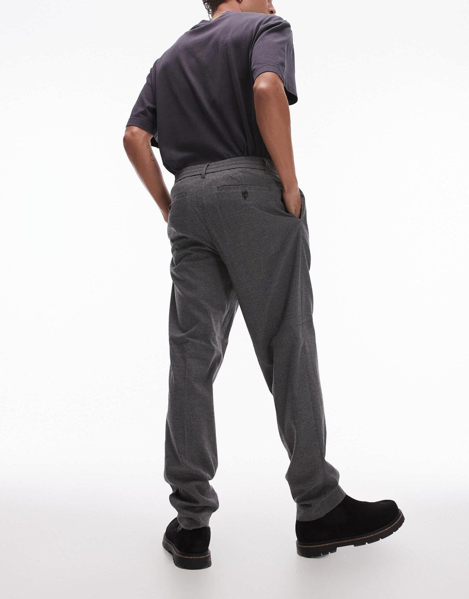 Selected regular tapered trousers in grey - ASOS Sample Sale
