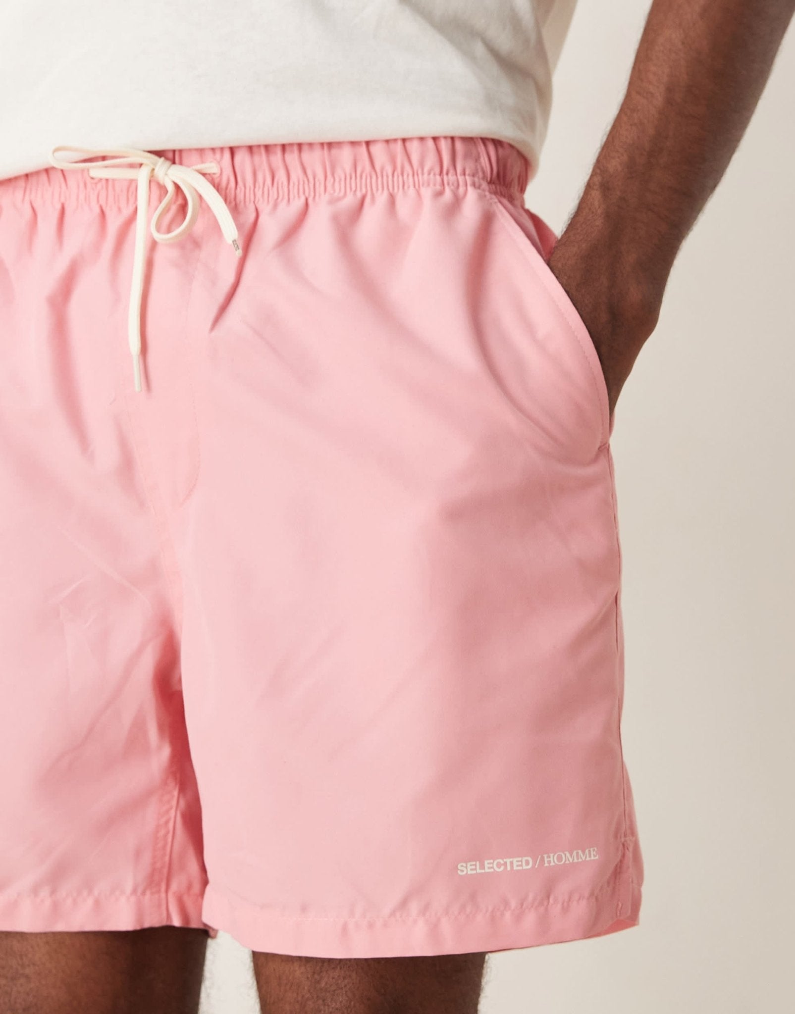 Selected swim shorts in pink - ASOS Sample Sale
