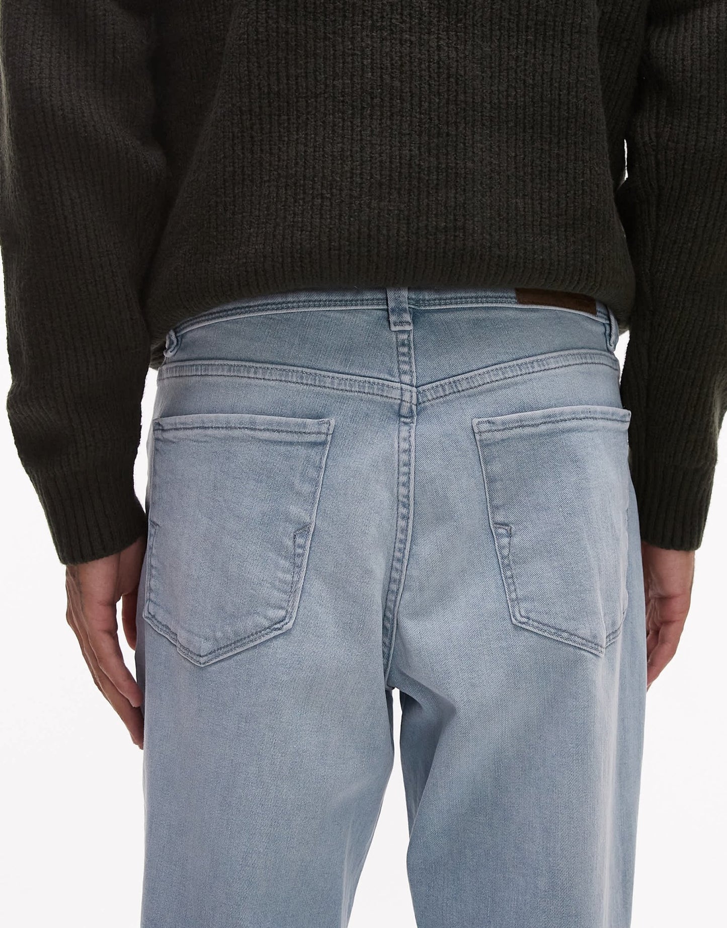 Selected Toby slim tapered jeans in light blue - ASOS Sample Sale