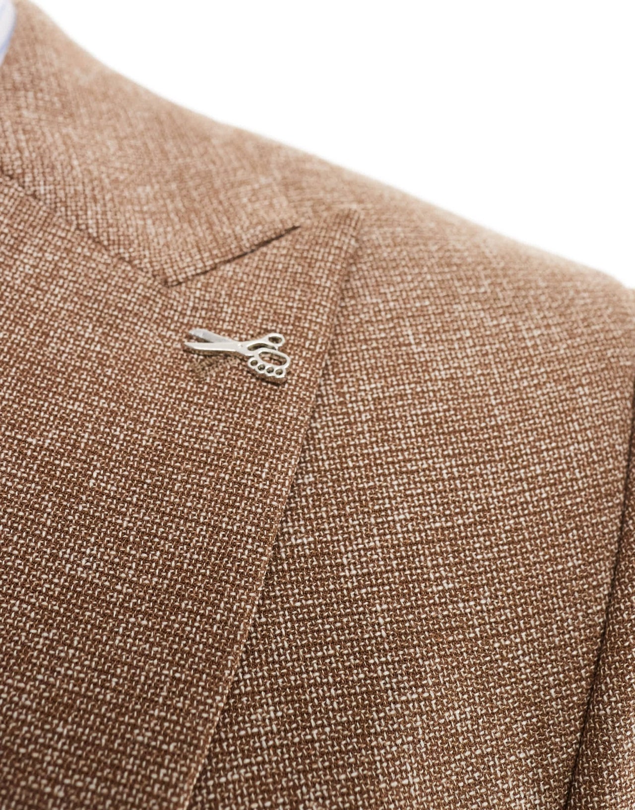 Shelby and Sons double breasted tailored slim blazer in mid brown co - ord - ASOS Sample Sale