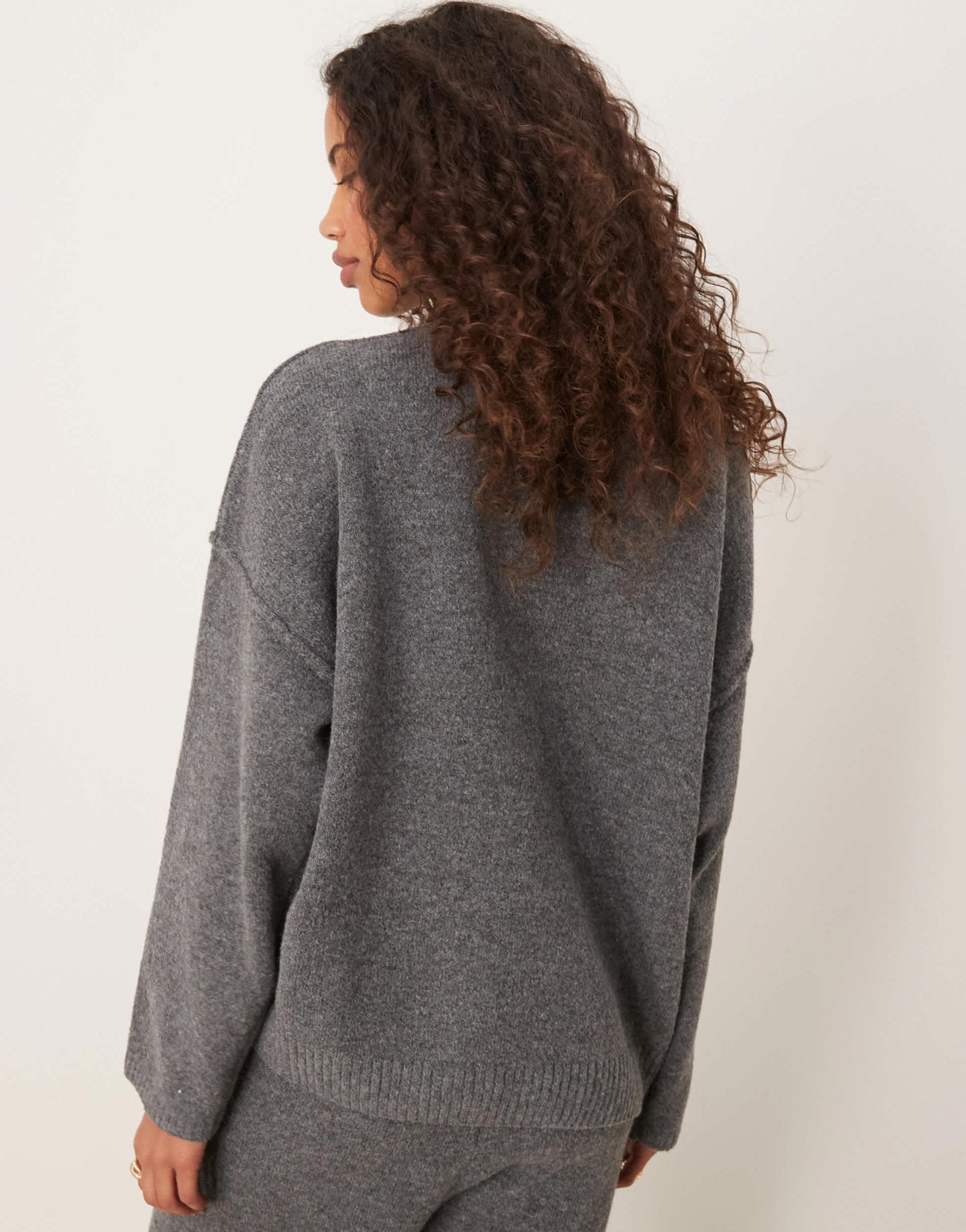 Six Stories knitted oversized jumper co - ord in grey - ASOS Sample Sale