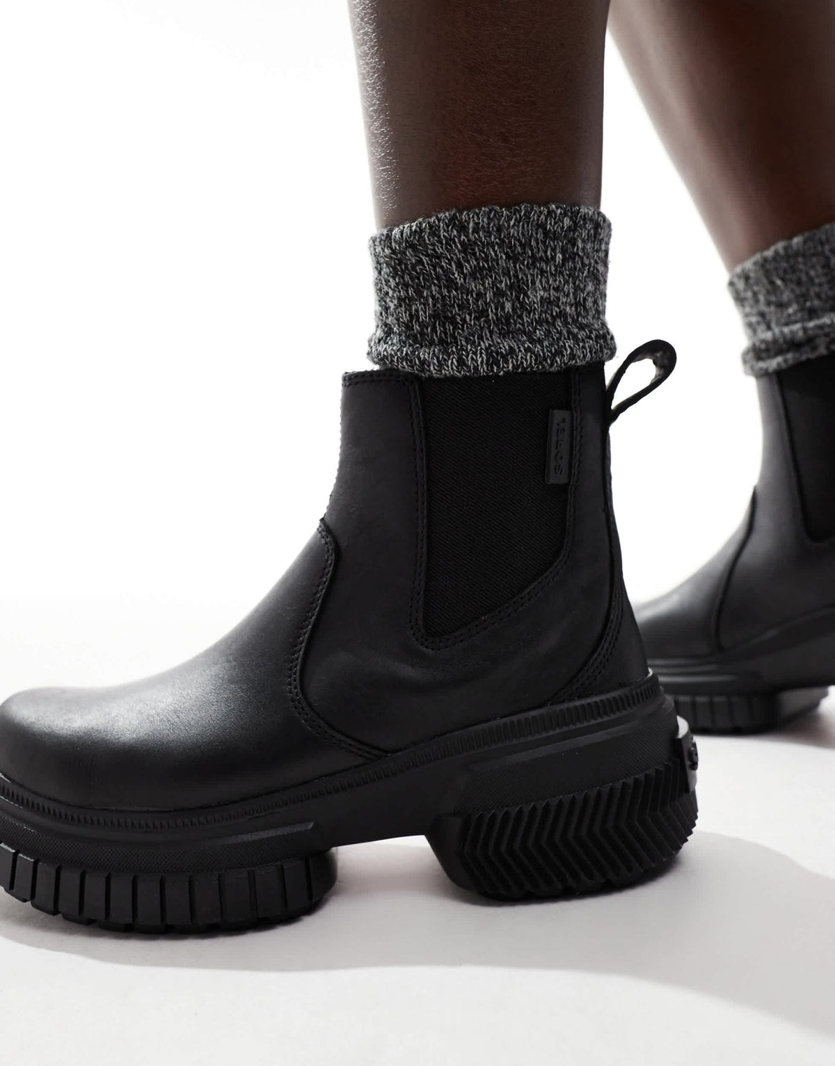 Sorel ONA AVE WP waterproof leather chelsea boots in black - ASOS Sample Sale