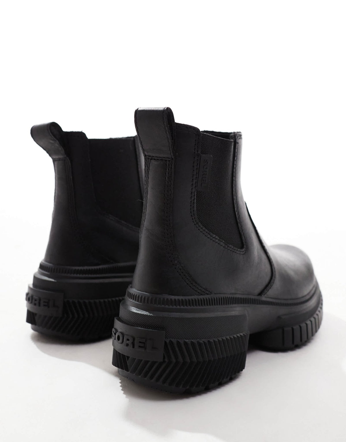 Sorel ONA AVE WP waterproof leather chelsea boots in black - ASOS Sample Sale