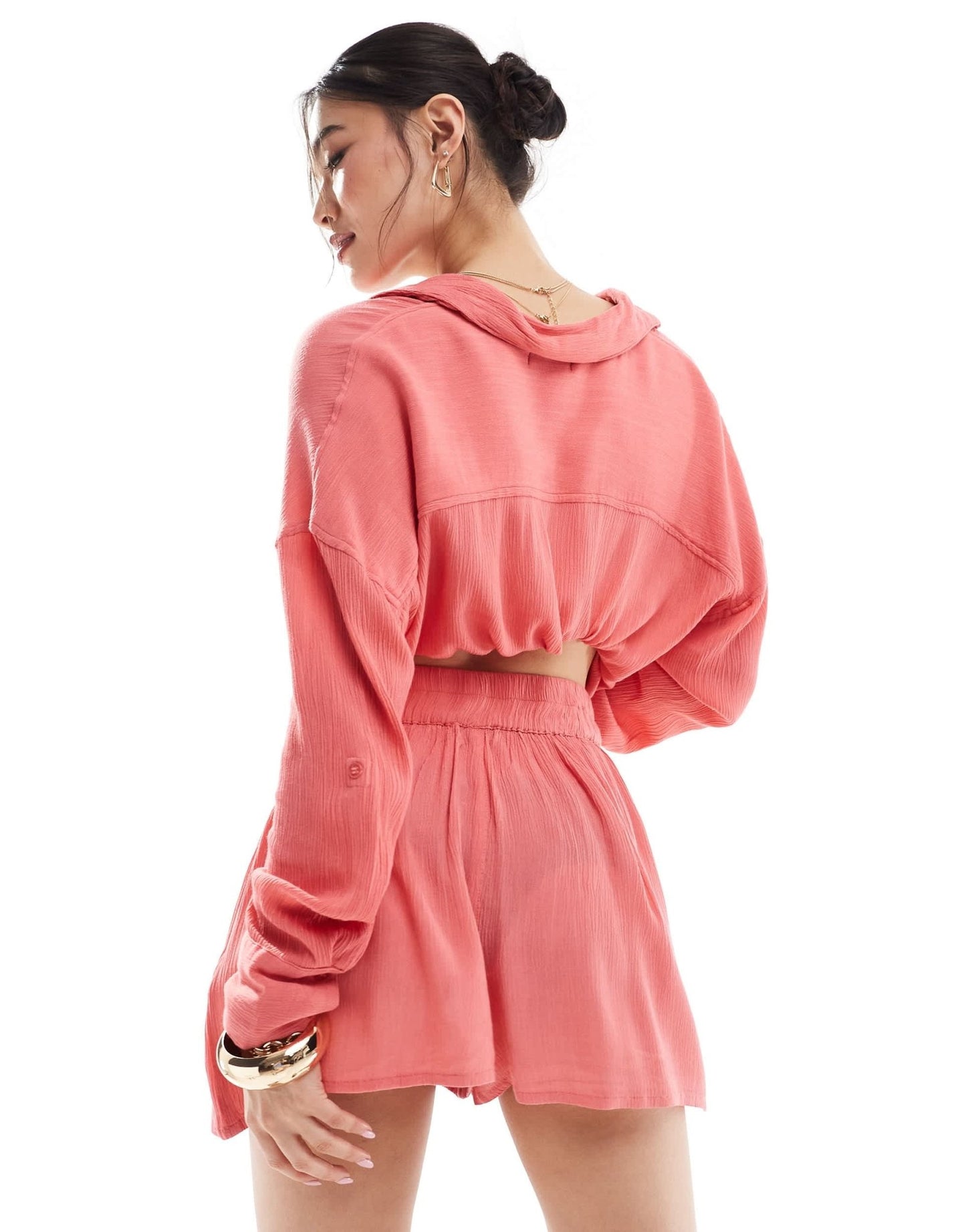 South Beach high waist beach short in watermelon - ASOS Sample Sale