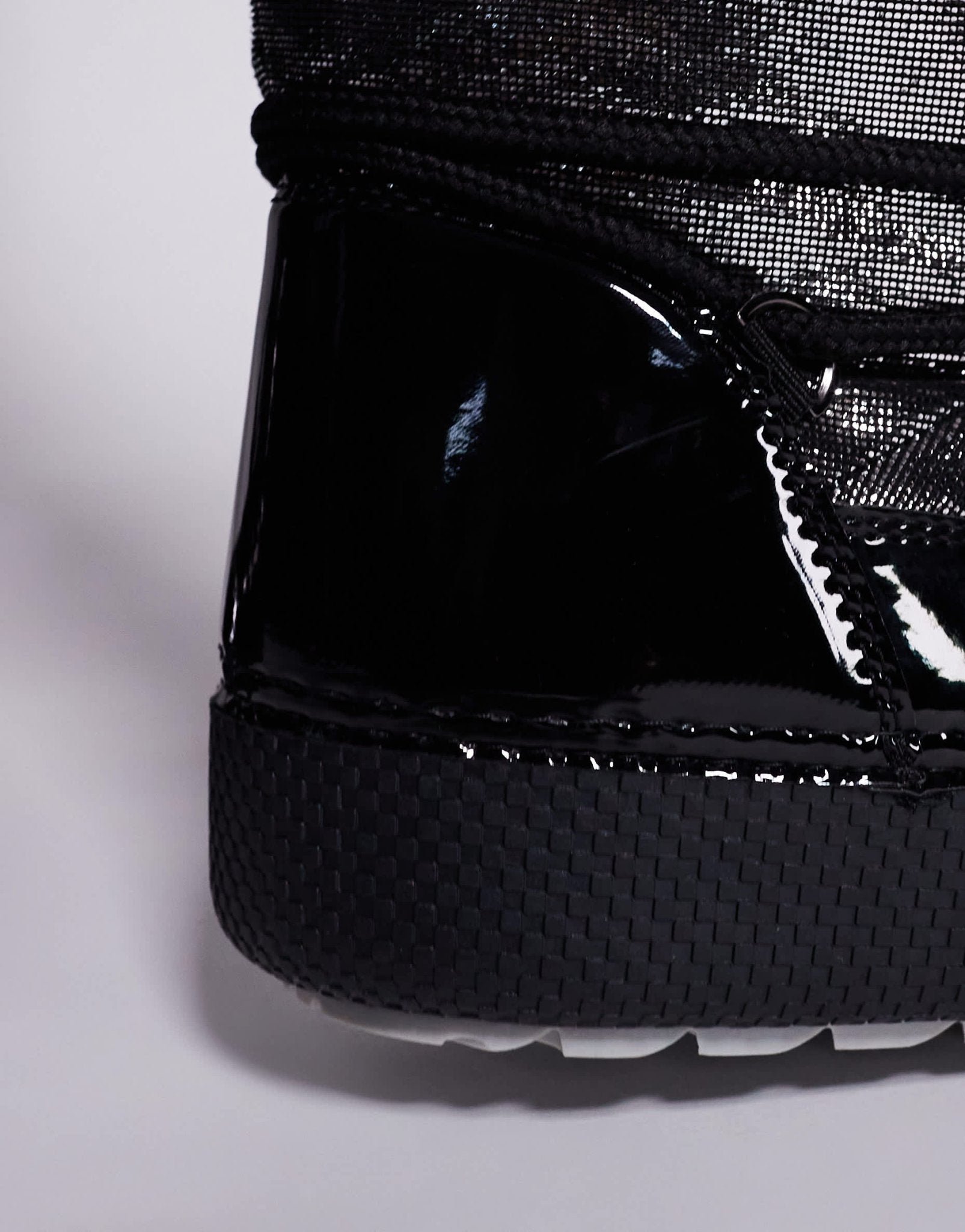 South Beach Lace Up Snow Boot in Black - ASOS Sample Sale