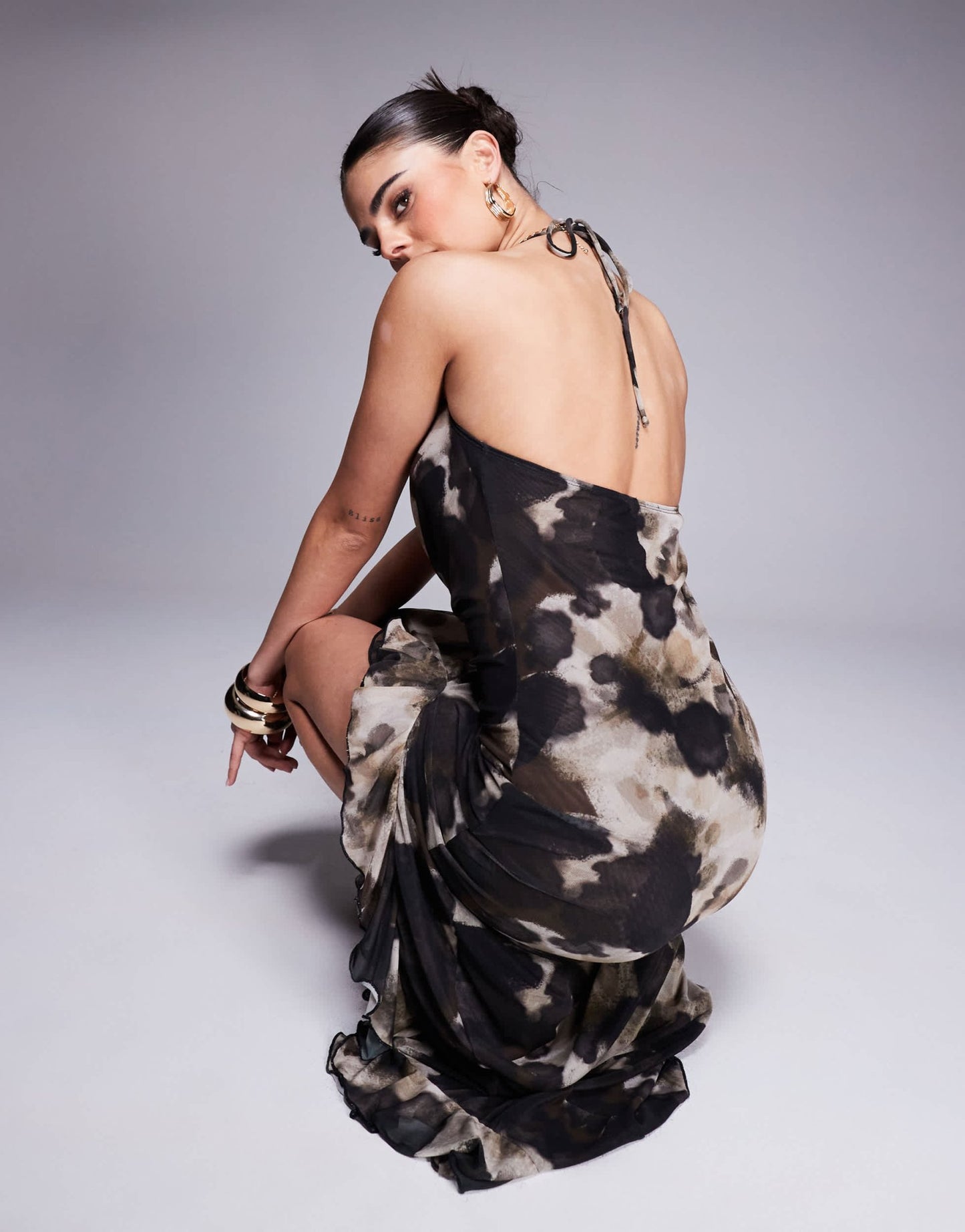 South Beach mesh maxi beach dress in multi - ASOS Sample Sale