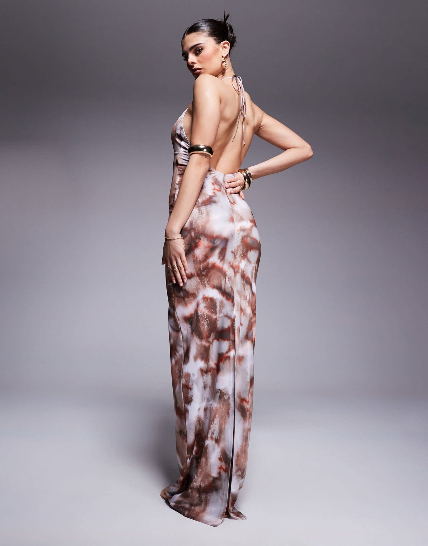 South Beach mesh maxi cut out beach dress in multi - ASOS Sample Sale