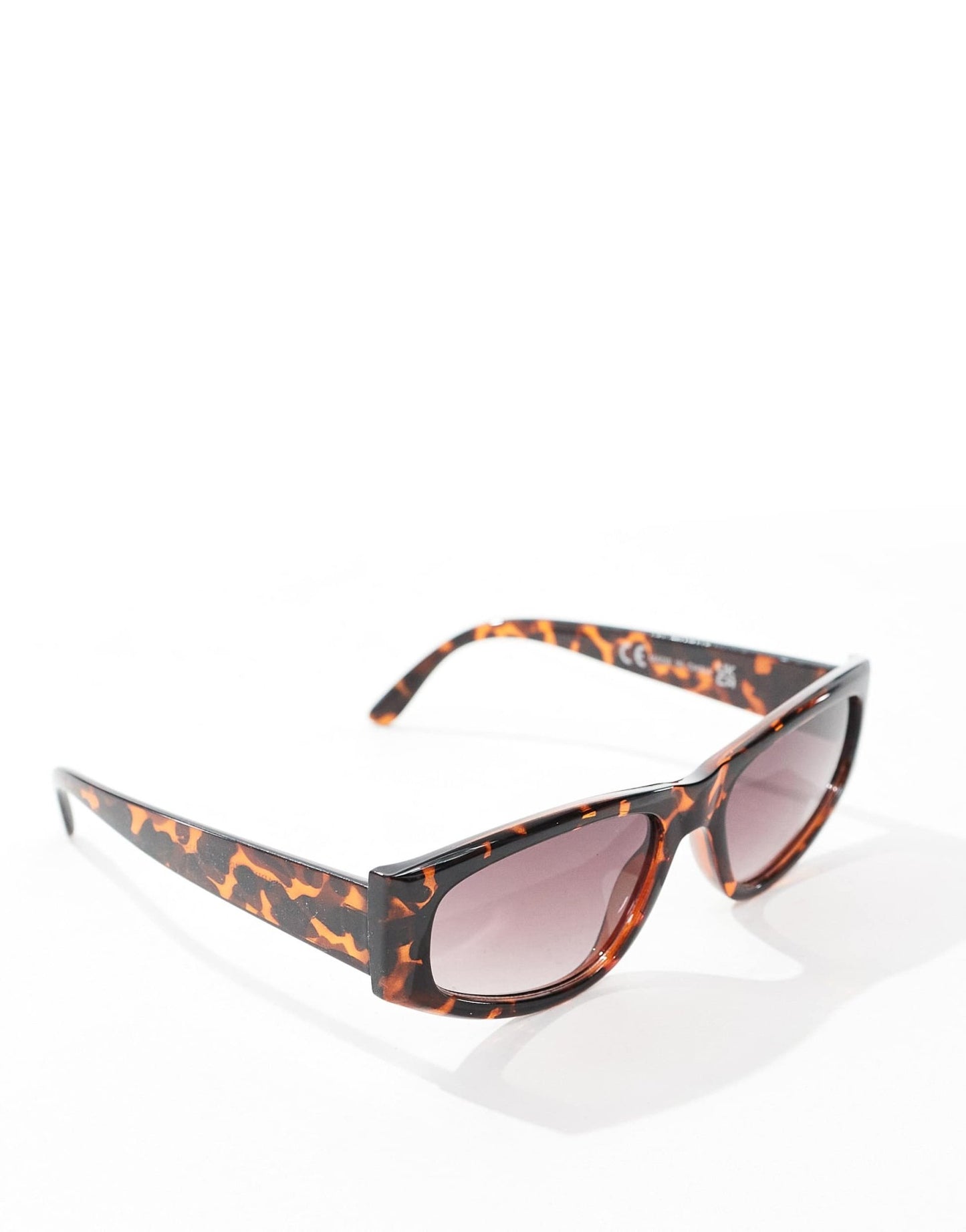 Stradivarius angular cat eye sunglasses in brown - ASOS Sample Sale