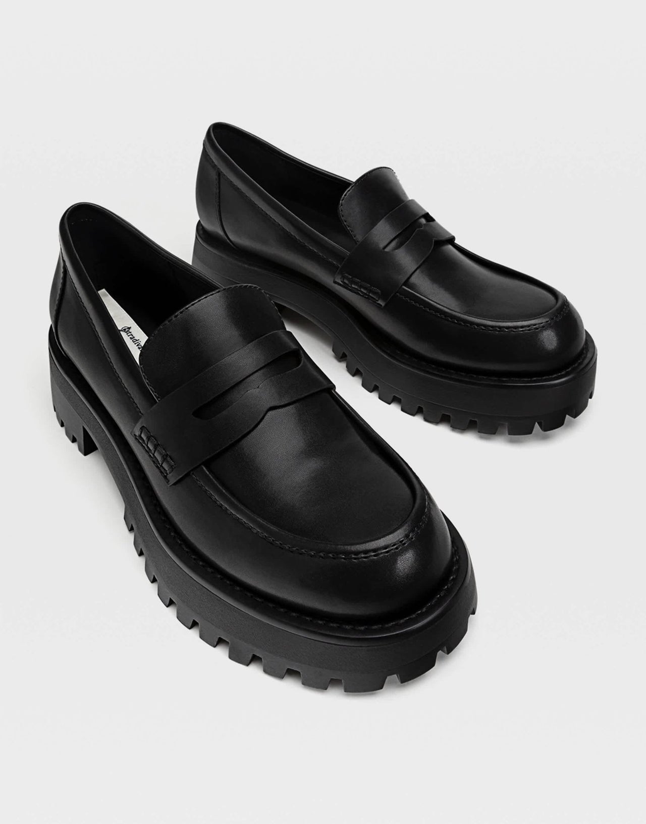 Stradivarius loafer in black - ASOS Sample Sale