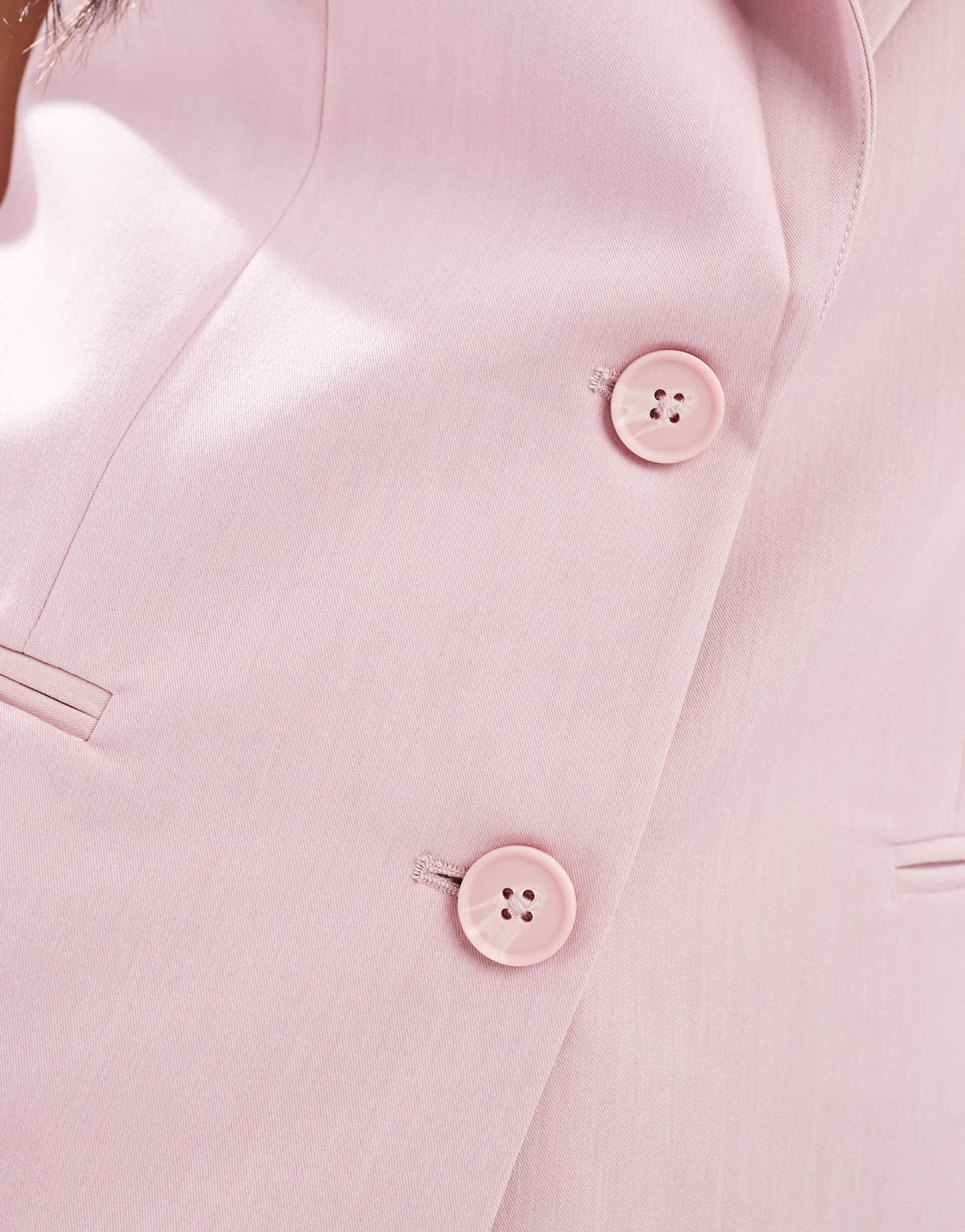 Stradivarius longline waistcoat in pink - ASOS Sample Sale