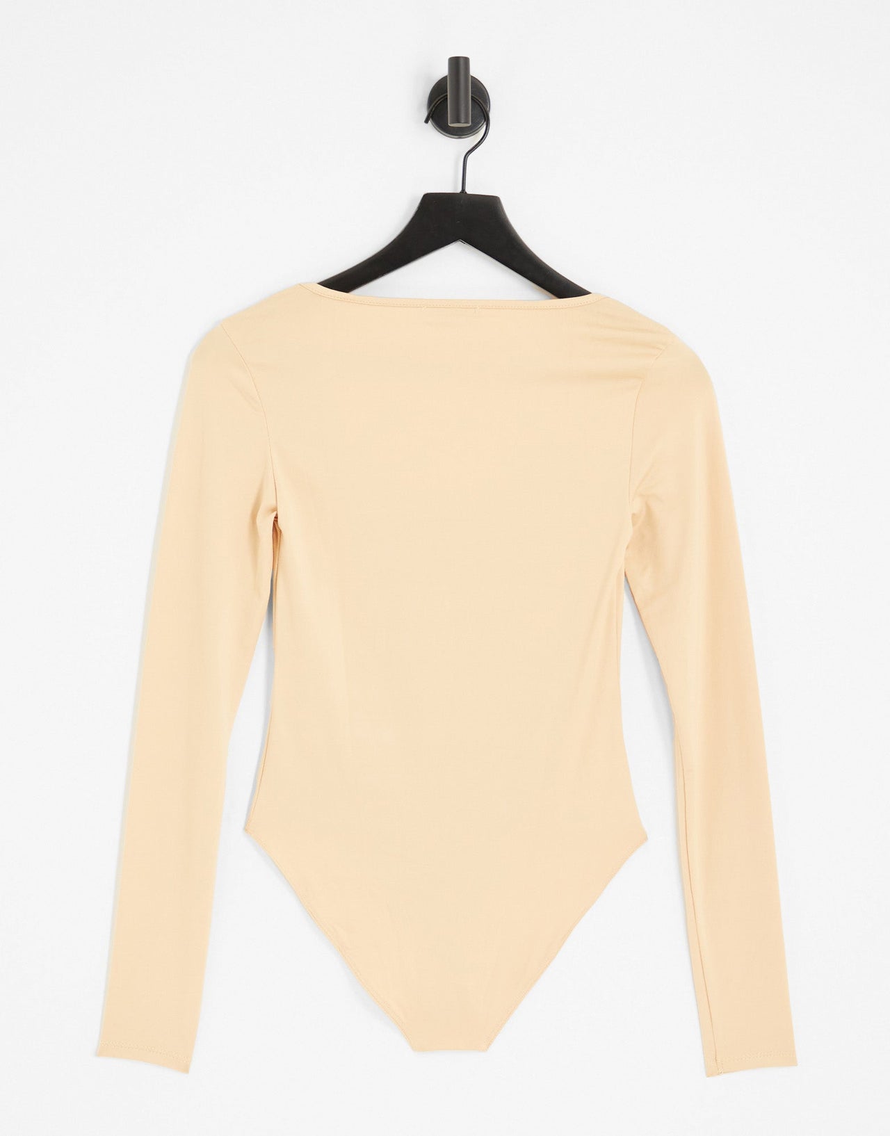 Stradivarius scoop neck seamless sculpt bodysuit in beige - ASOS Sample Sale
