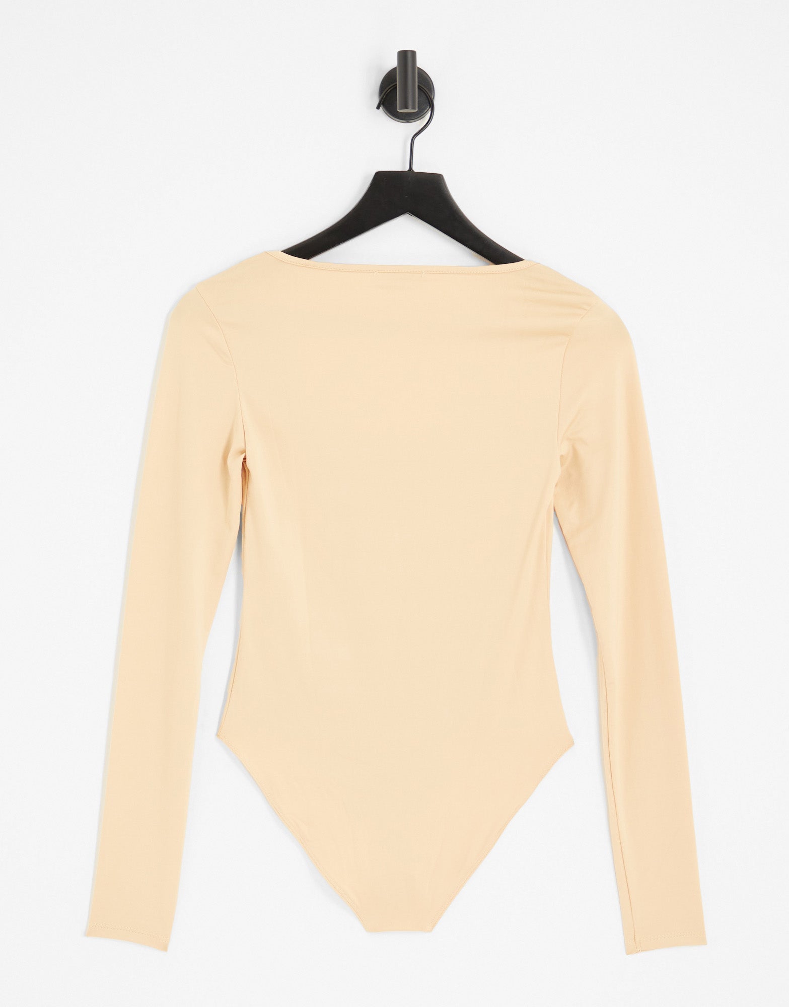 Stradivarius scoop neck seamless sculpt bodysuit in beige - ASOS Sample Sale
