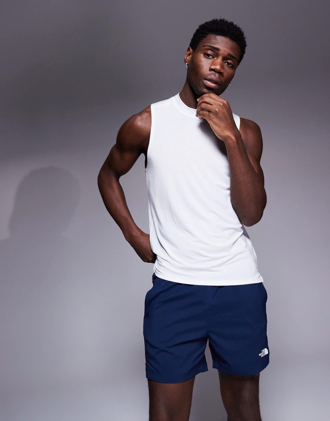 The North Face 24/7 5"" logo shorts in navy - ASOS Sample Sale