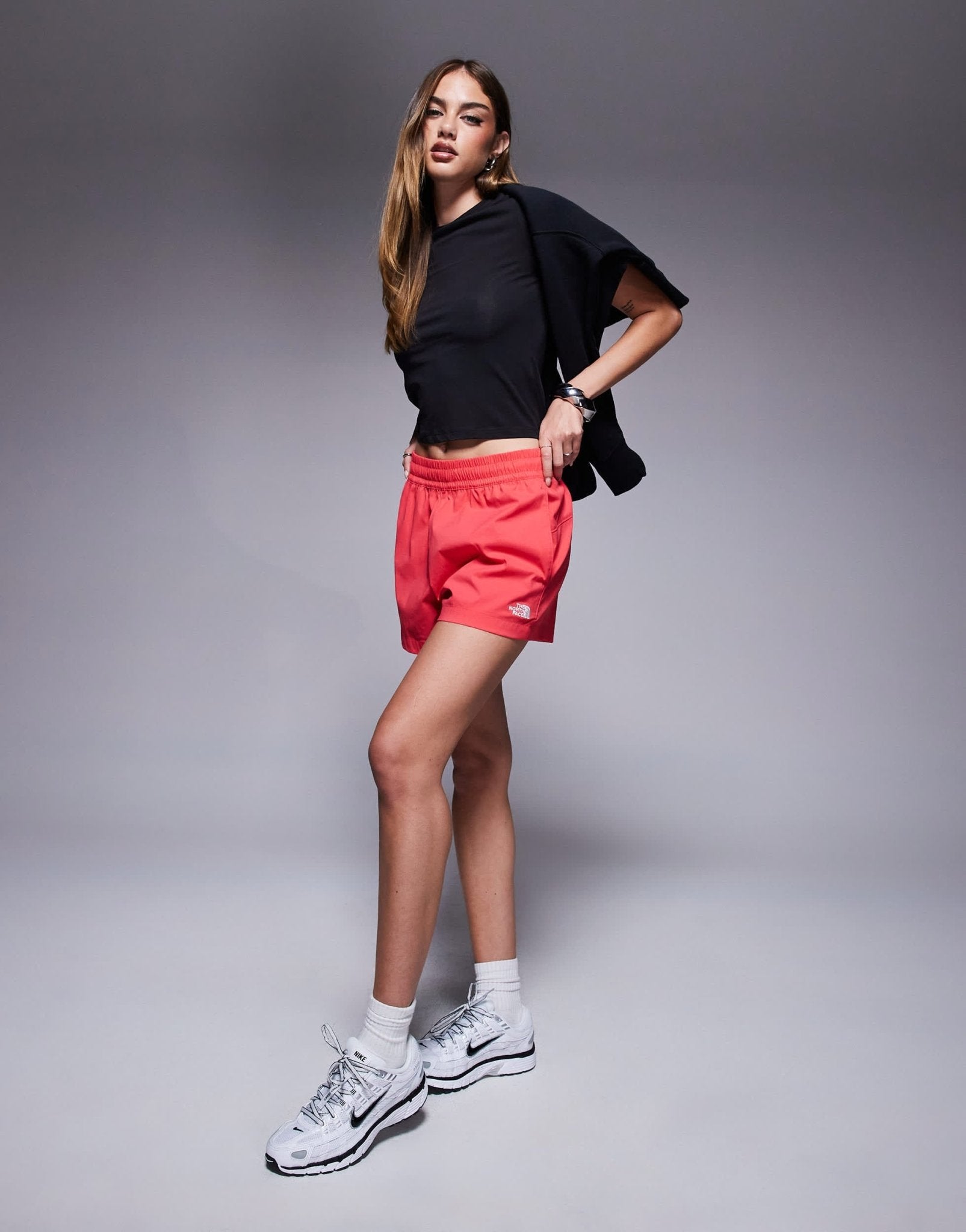 The North Face 3 - inch Class V Pathfinder Pull - On Short in pink - ASOS Sample Sale