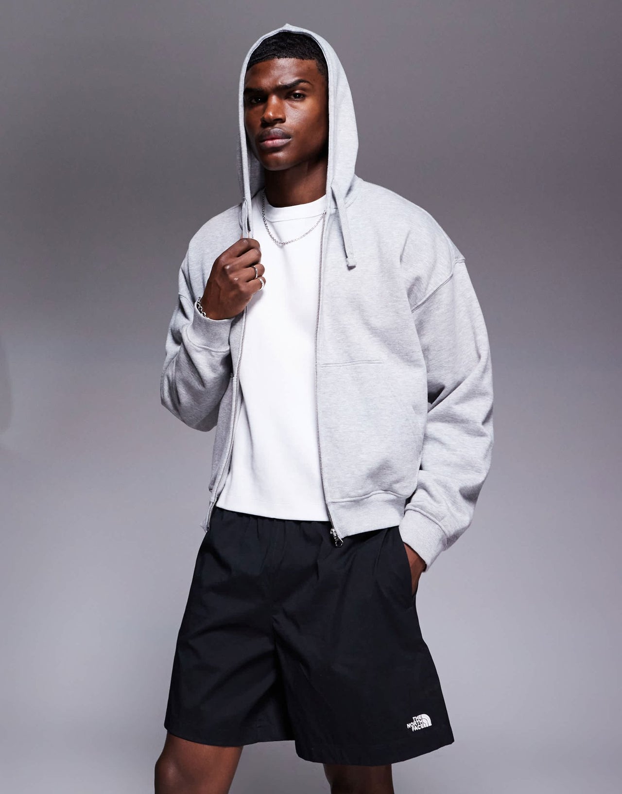 The North Face Class V Pathfinder logo shorts in black - ASOS Sample Sale