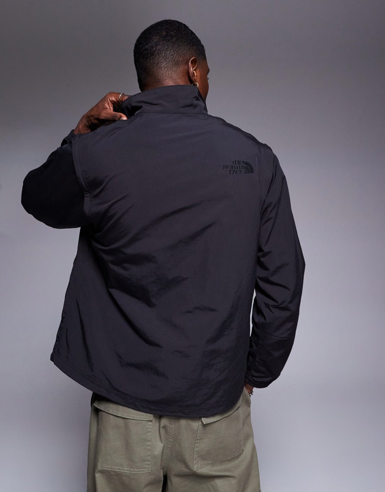 The North Face convertible utility jacket in black - ASOS Sample Sale