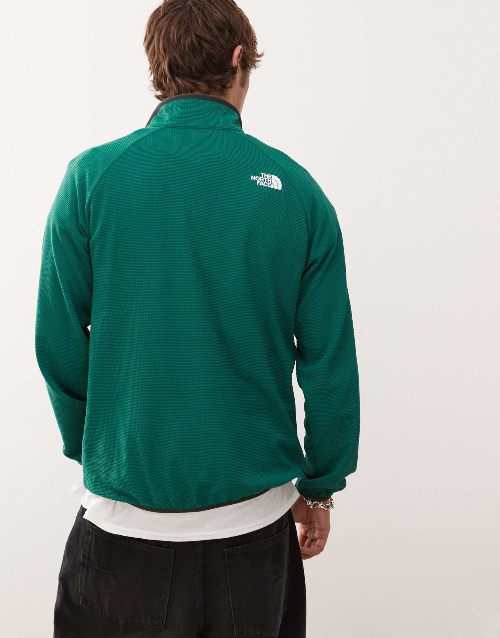 The North Face Kecha 1/4 zip packable anorak in green exclusive to ASOS - ASOS Sample Sale