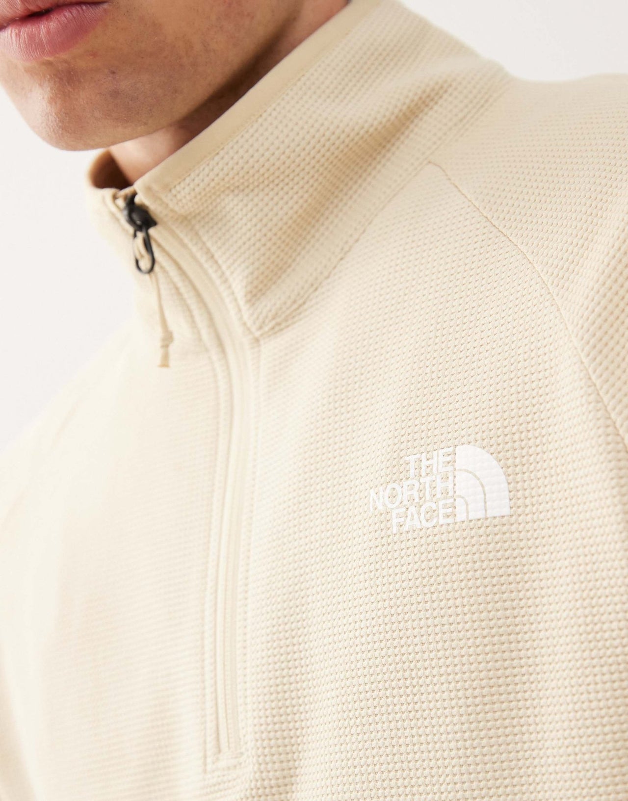 The North Face Kecha 1/4 zip packable anorak in off white exclusive to ASOS - ASOS Sample Sale