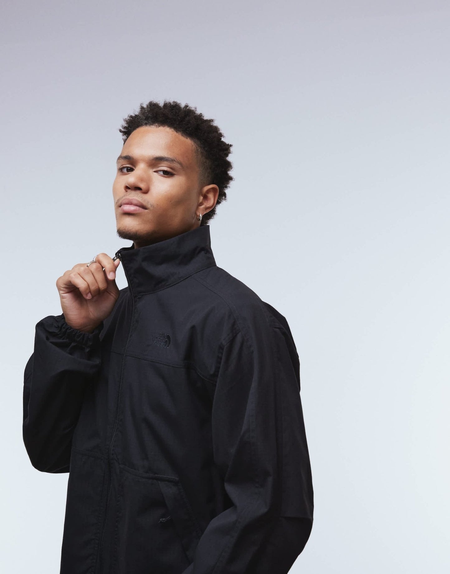 The North Face Wind Cordura zip jacket in black - ASOS Sample Sale