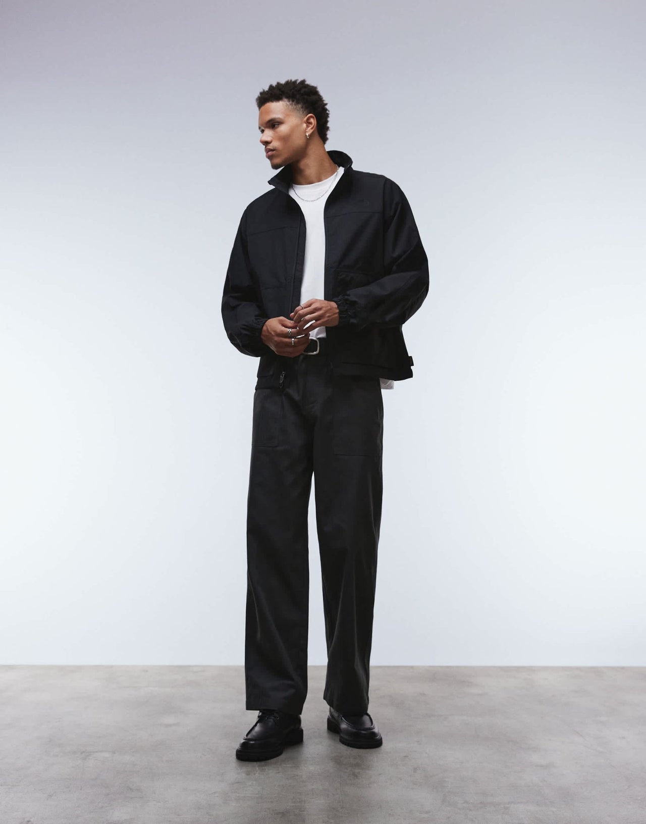 The North Face Wind Cordura zip jacket in black - ASOS Sample Sale