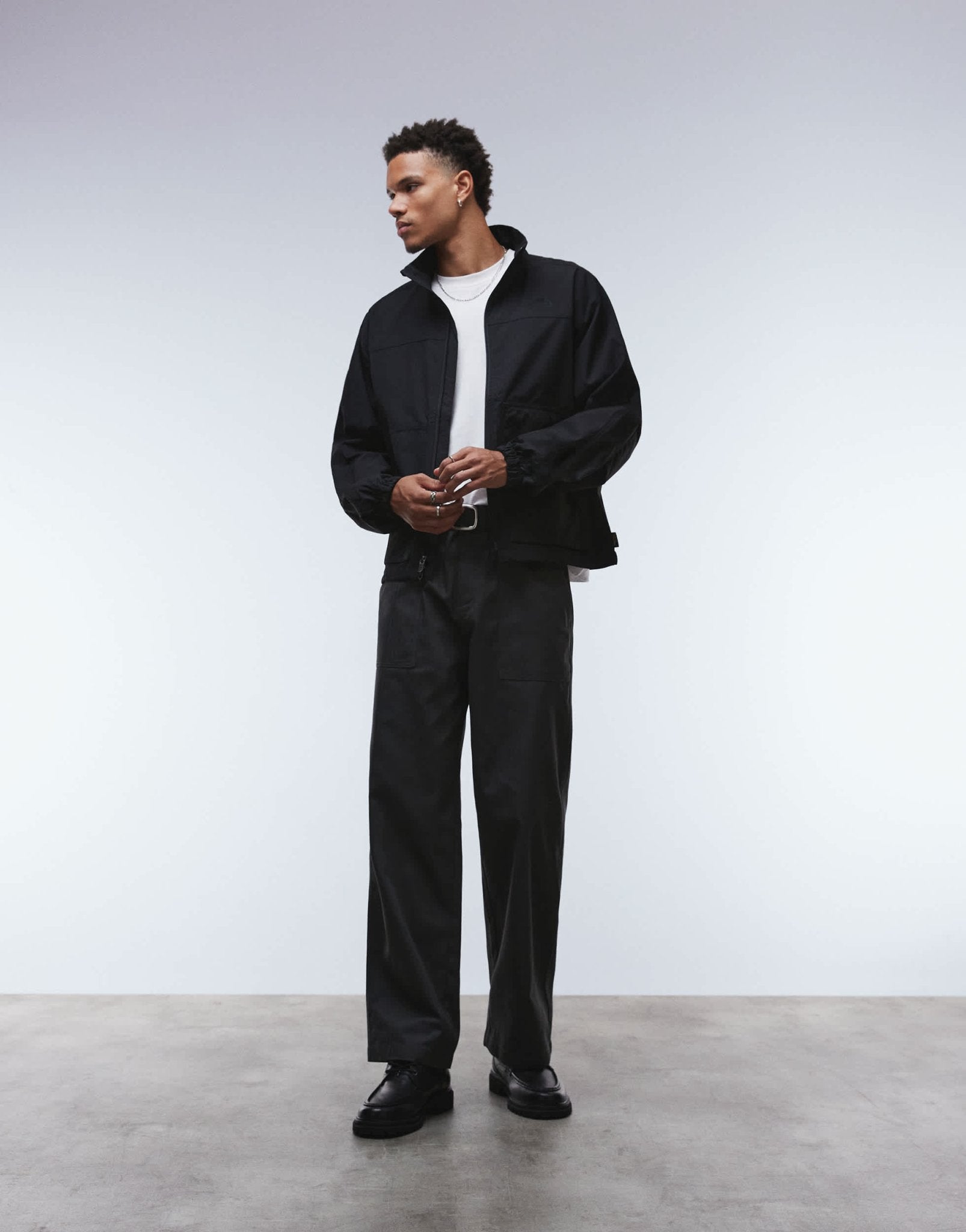 The North Face Wind Cordura zip jacket in black - ASOS Sample Sale