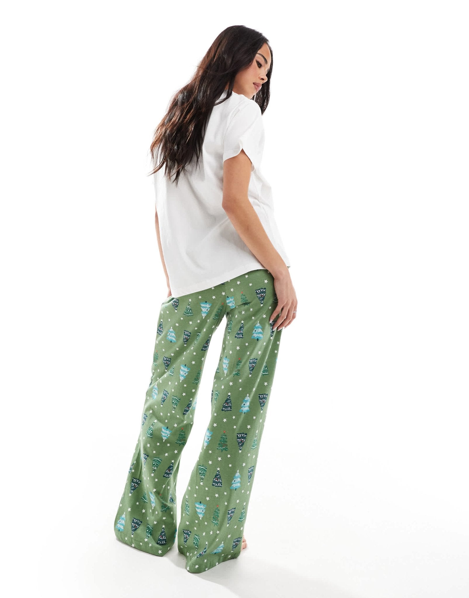 Threabare christmas pyjama set in green - ASOS Sample Sale