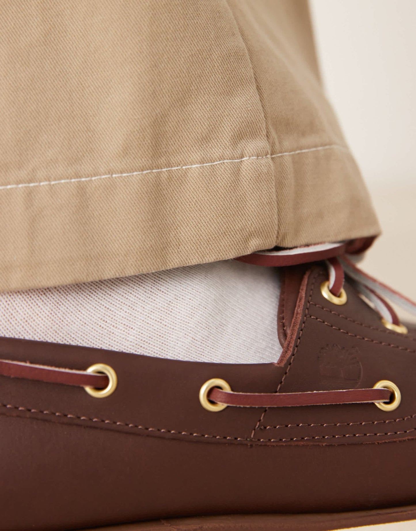 Timberland 2 eye boat shoe in dark brown leather - ASOS Sample Sale