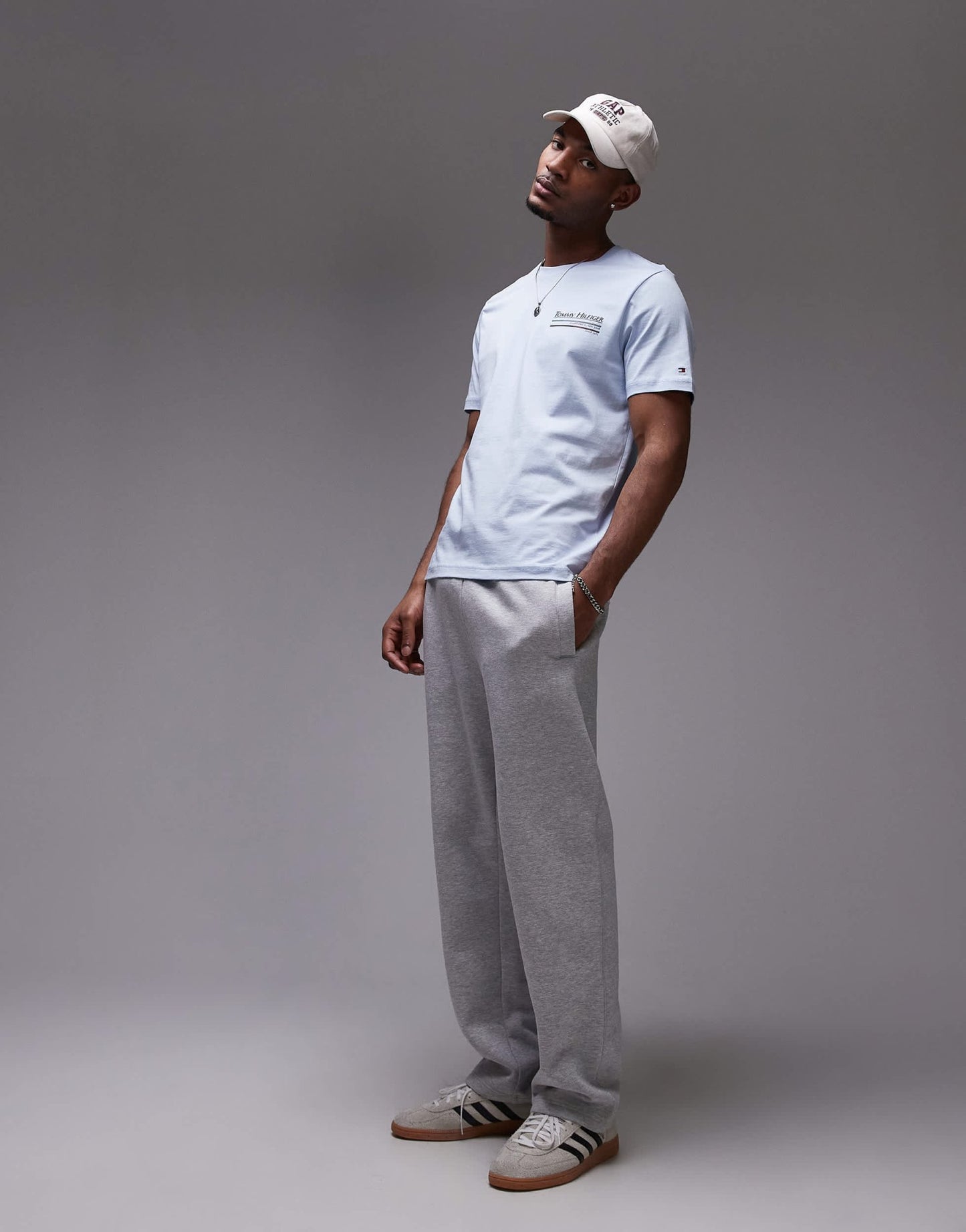 Tommy Hilfiger outline sailing t-shirt in pale blue - ASOS Sample Sale