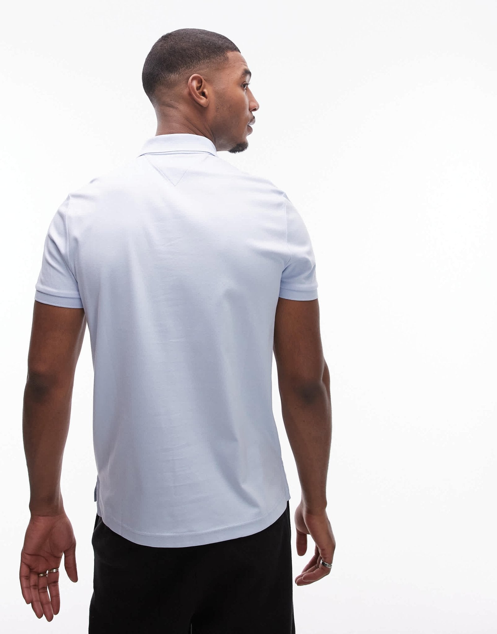 Tommy Hilfiger regular cotton polo shirt in pale blue - ASOS Sample Sale