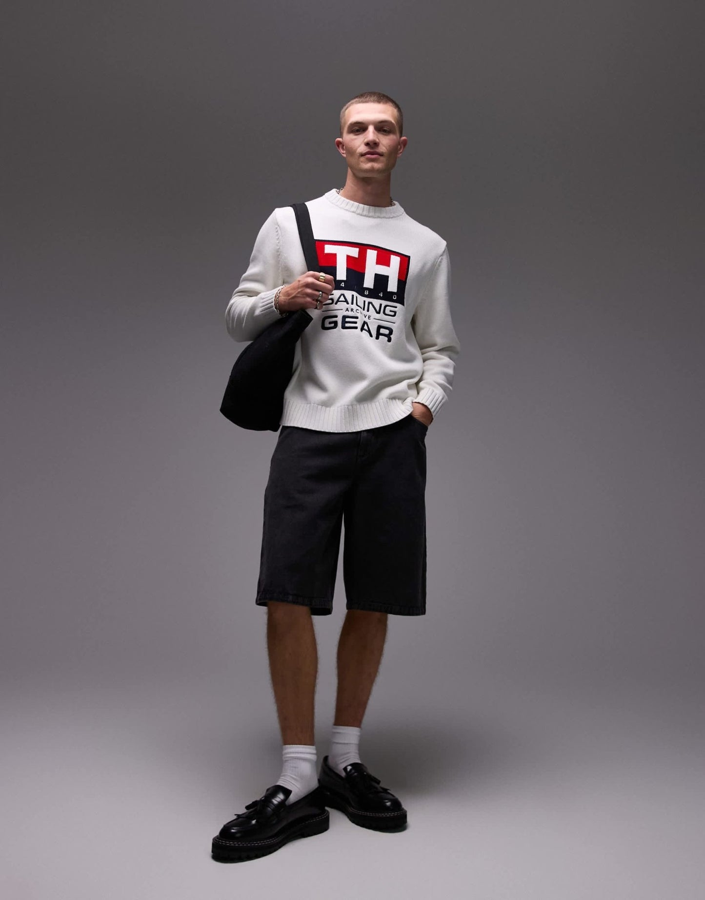Tommy Hilfiger sailing jumper in off white - ASOS Sample Sale