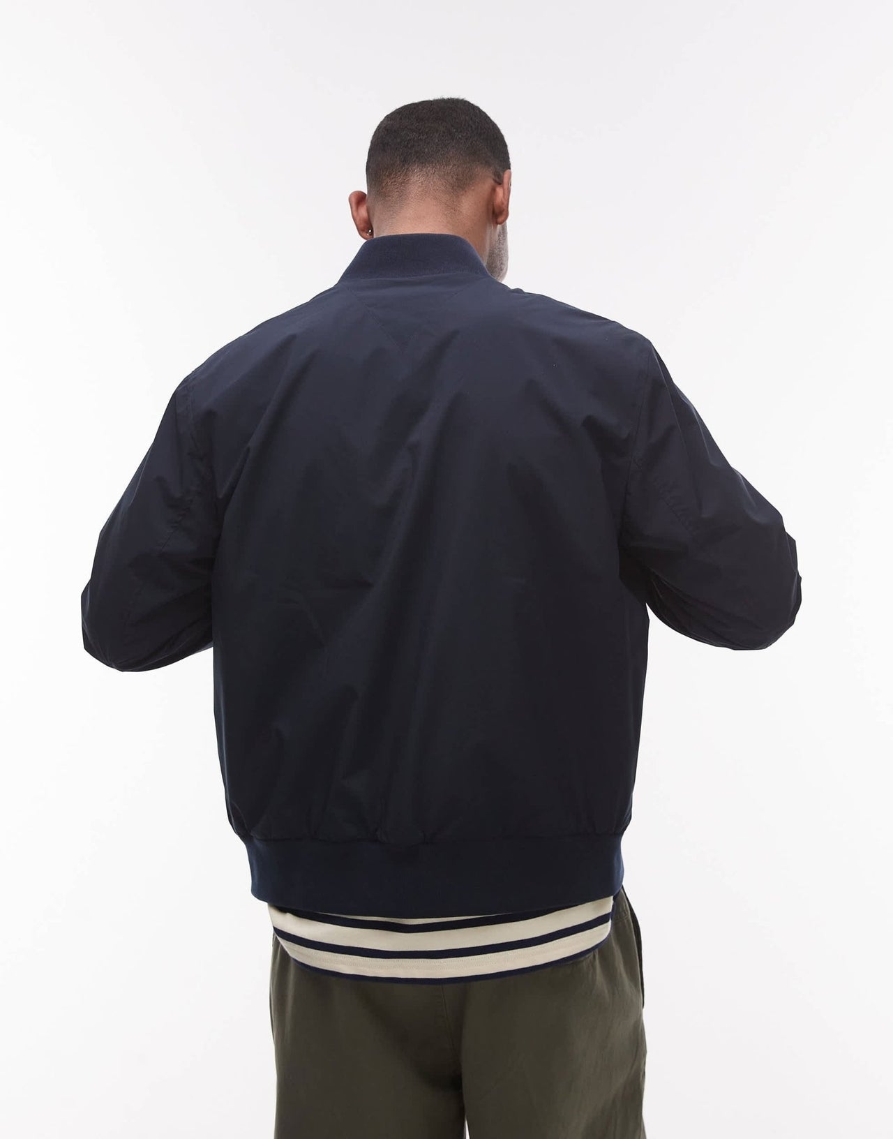 Tommy Hilfiger tech lightweight bomber in navy - ASOS Sample Sale