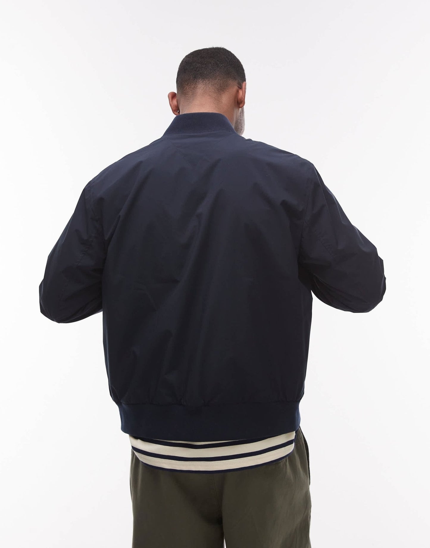 Tommy Hilfiger tech lightweight bomber in navy - ASOS Sample Sale