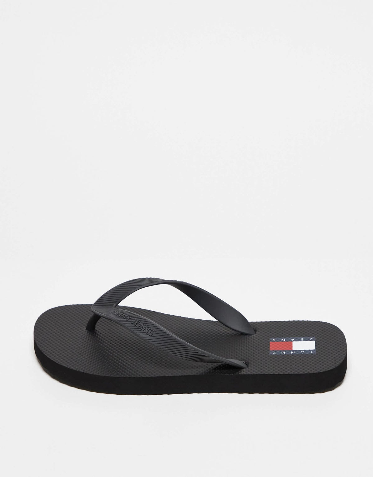 Tommy Jeans flip flop in black - ASOS Sample Sale