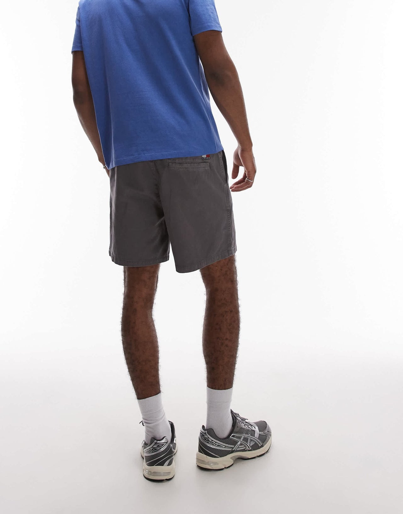 Tommy Jeans loose twill shorts in charcoal grey - ASOS Sample Sale