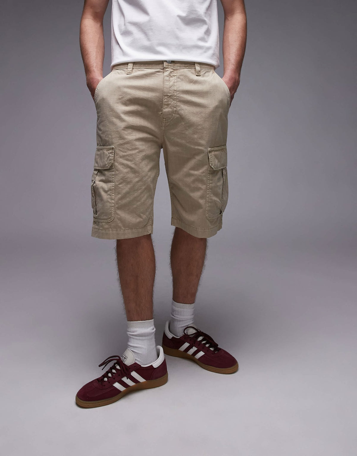 Tommy Jeans Otis cargo shorts in beige - ASOS Sample Sale